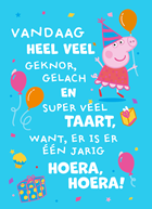 Peppa Pig Hoera Hoera